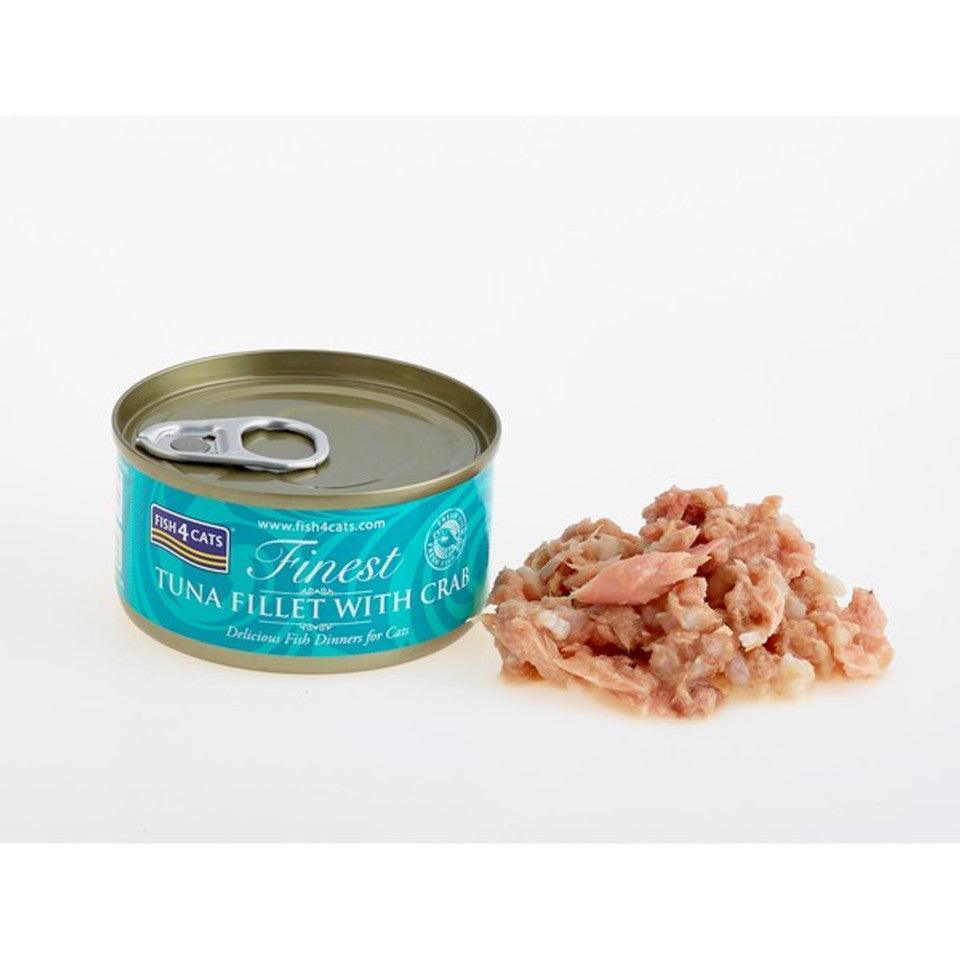 Fish4Cats Finest Tuna Fillet With Crab BUY 9 GET 1 FREE!