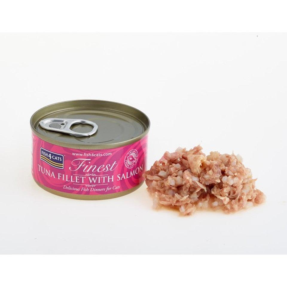 Fish4Cats Finest Tuna Fillet With Salmon BUY 9 GET 1 FREE!