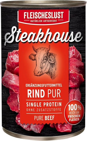 Fleischeslust Steakhouse Pure Beef (6 x 400g)