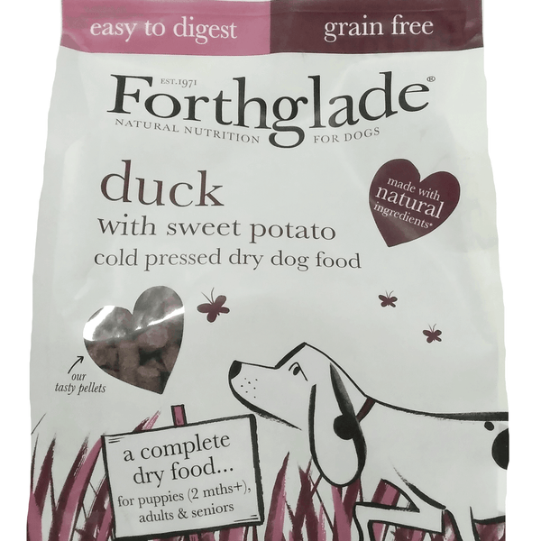 Forthglade Adult Cold Pressed Grain Free Duck with Sweet Potato 2kg