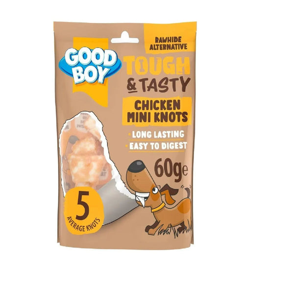 Good Boy Tough & Tasty Chicken Mini Knots 60g