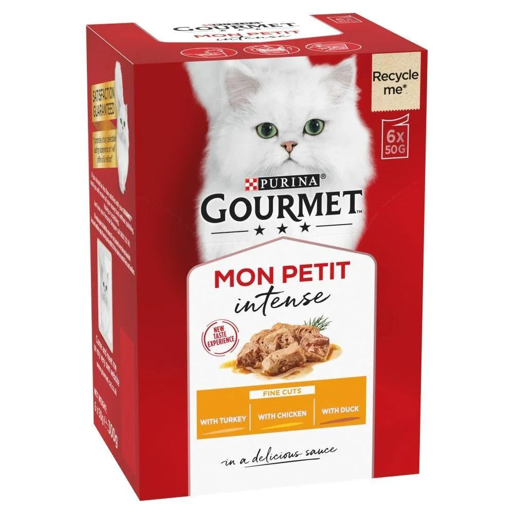 Gourmet Mon Petit Duck, Turkey, Chicken 48x50g