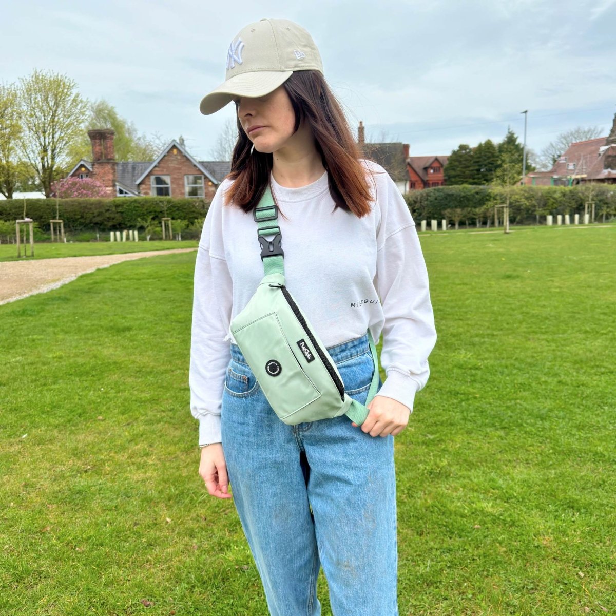 Dog Walking Bum Bag - Sage Green