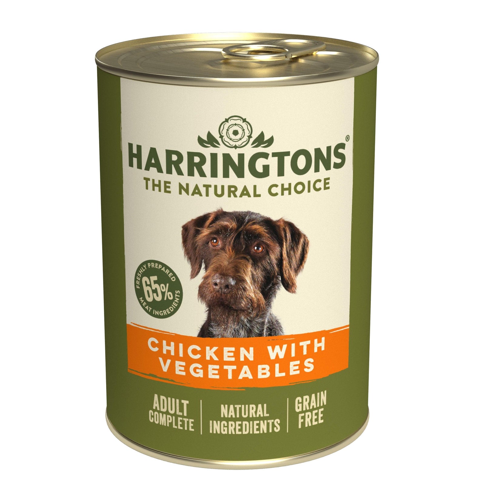 Harringtons Dog Tins Grain Free Chick&Veg 6x400g