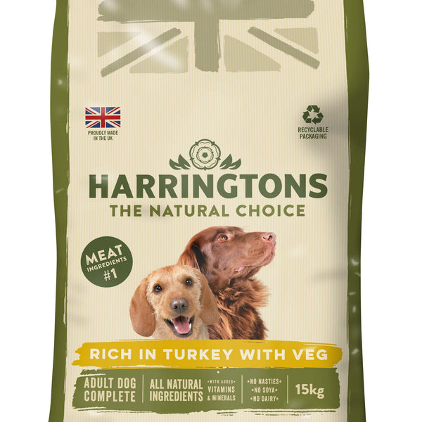 Harringtons Dog Turkey & Veg