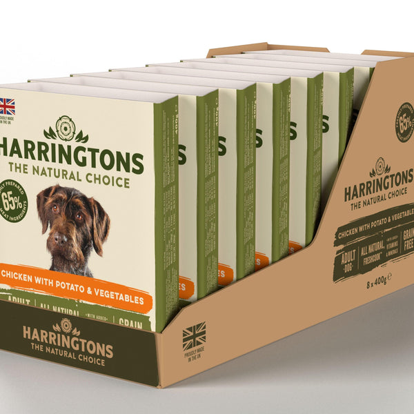 Harringtons Dog Wet Chicken & Pot 8x400g