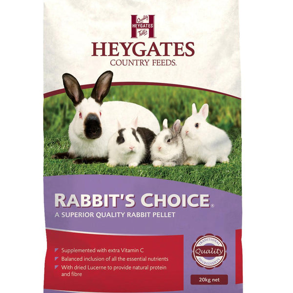 Heygates Rabbit Choice Pellets 20kg