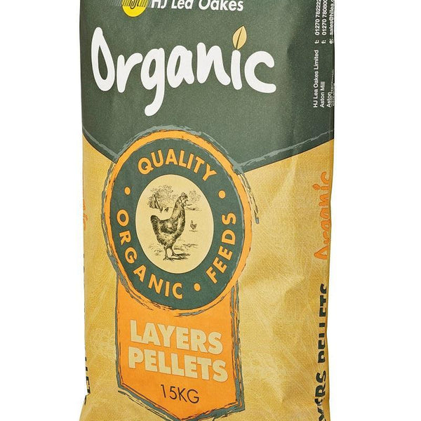 HJ Lea Oakes Organic Layers Pellets 15kg