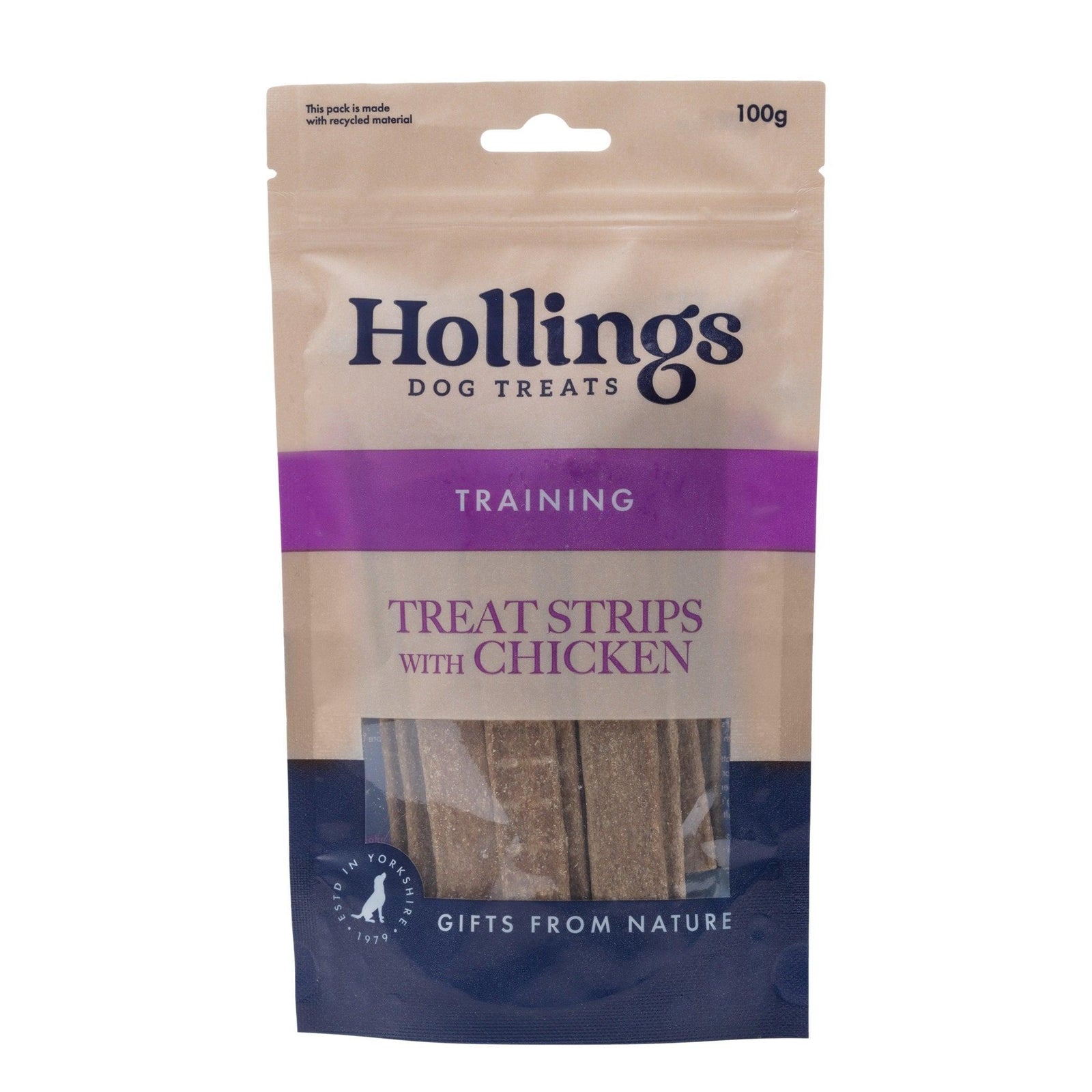 Hollings 100% Meat Treat Chicken 100g