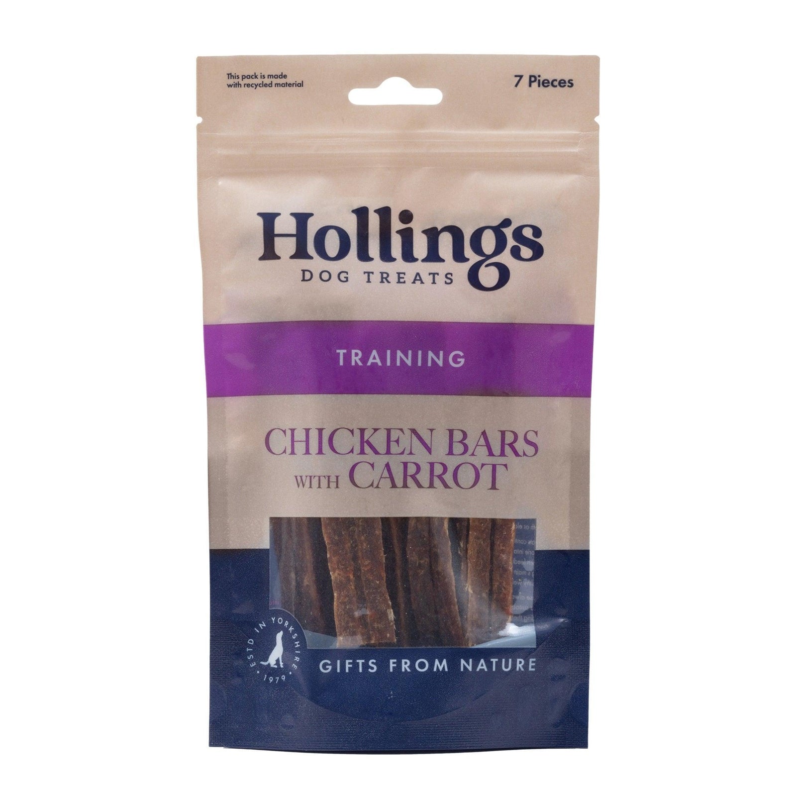 Hollings Chicken Bar with Carrot  7 pack