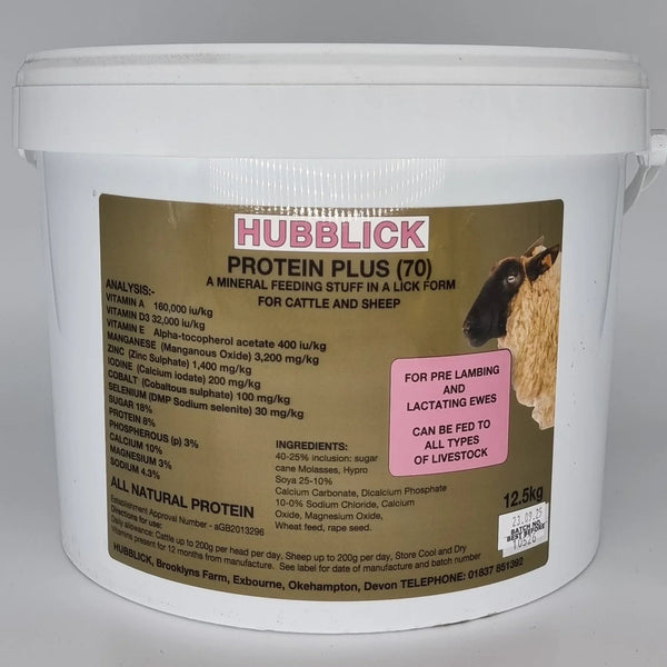 Hubblick Protein Plus Cattle and Sheep Lick 12.5kg