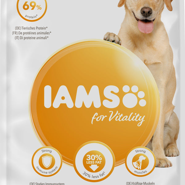 Iams Dog Adult Vitality Light in Fat Chicken 12kg