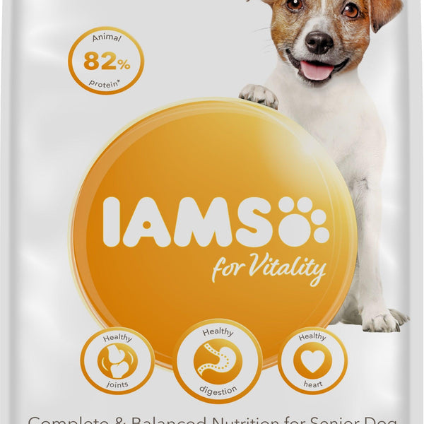 Iams Dog Senior Vitality S/M Chick 2x2kg