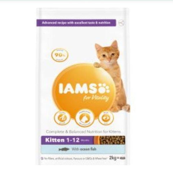 IAMS for Vitality Kitten Food with Fish 2KG