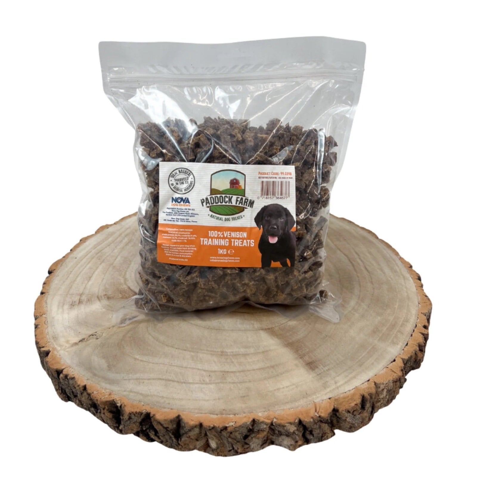 Paddock Farm 100% Venison Training Treats 1kg