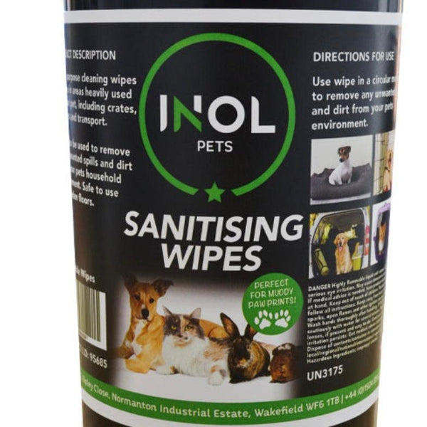 INOL Pet Sanitising Wipes (90 Wipes)