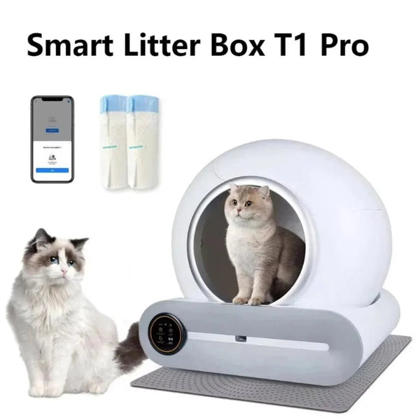 Intelligent Automatic Cat Litter Box (6 FREE LITTER BAGS)