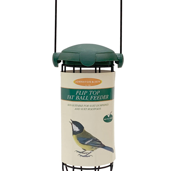Johnston & Jeff Flip Top Fat Ball Feeder 20cm