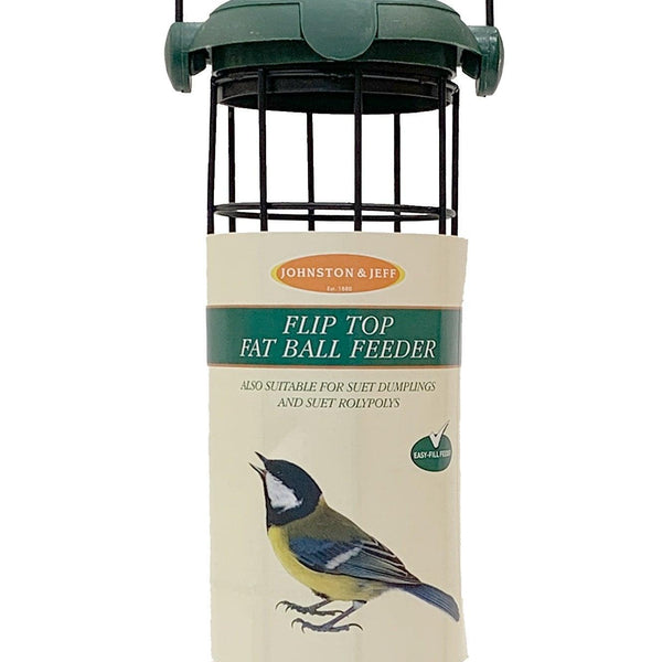 Johnston & Jeff Flip Top Fat Ball Feeder 28cm