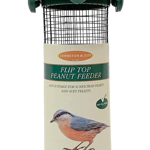 Johnston & Jeff Flip Top Peanut Feeder 28cm