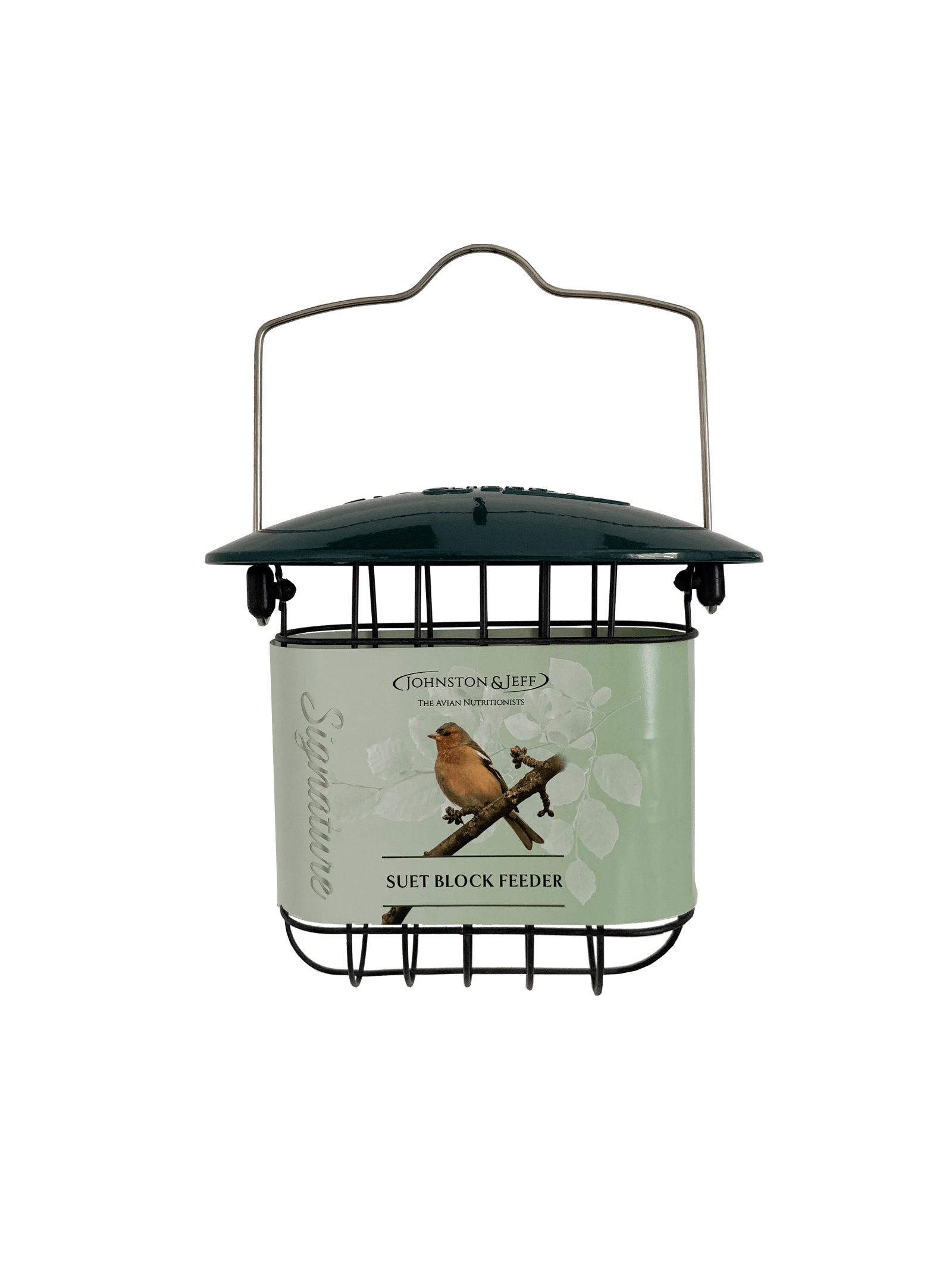 Johnston & Jeff Green Cast Suet Block Feeder 12cm