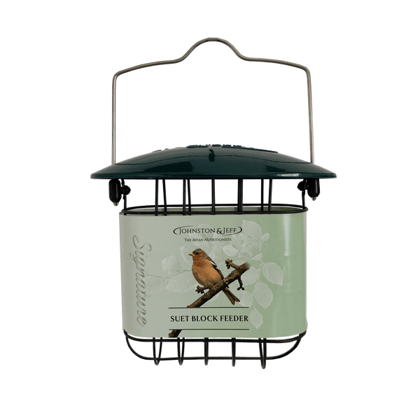 Johnston & Jeff Green Cast Suet Block Feeder 12cm