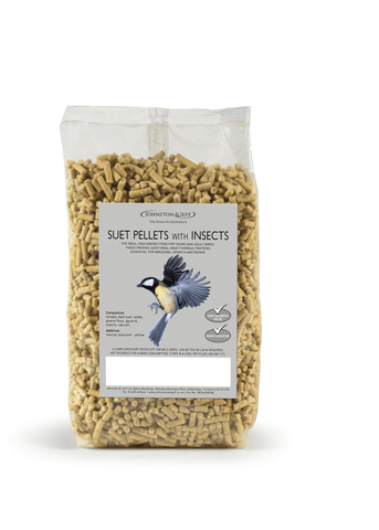 Johnston & Jeff Suet Pellets with Insects 12x1kg