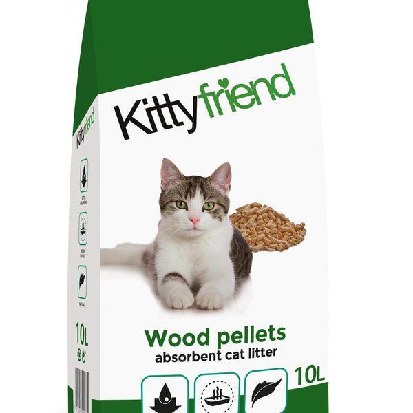 Kitty Friend Wood Pellets Cat Litter