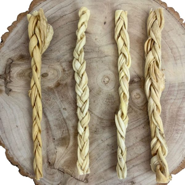 Nova Dog Chews Lamb Skin Braided (30cm) (Pack of 25)