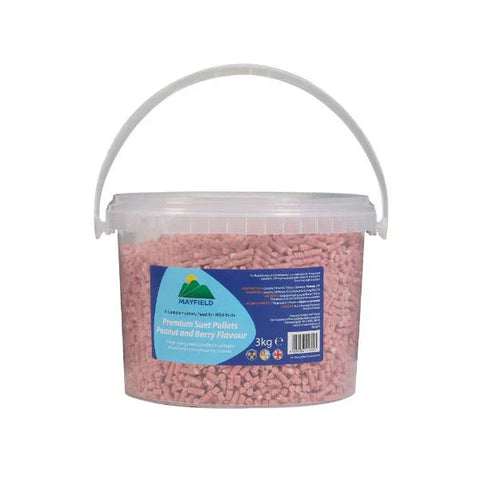 Mayfield Premium Suet Pellets Peanut and Berry Flavour 3kg