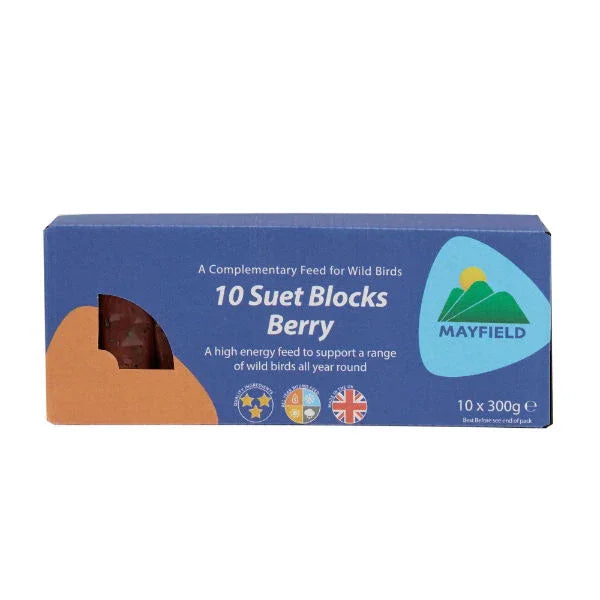 Mayfield Suet Blocks Mealworm 10 Pack