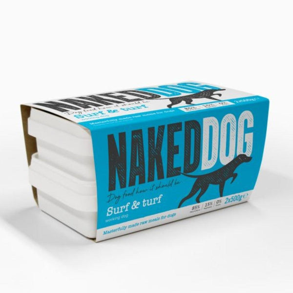 Naked Dog Original 85/15 Surf & Turf 2 x 500g