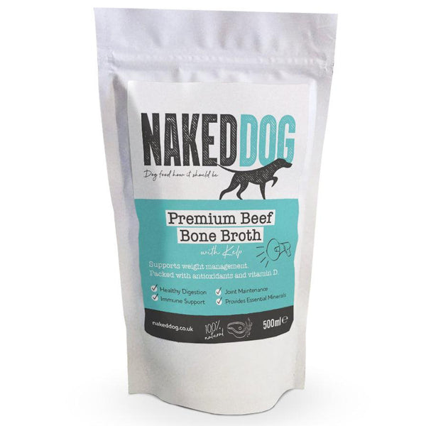 Naked Dog Premium Bone Broth Beef with Kelp