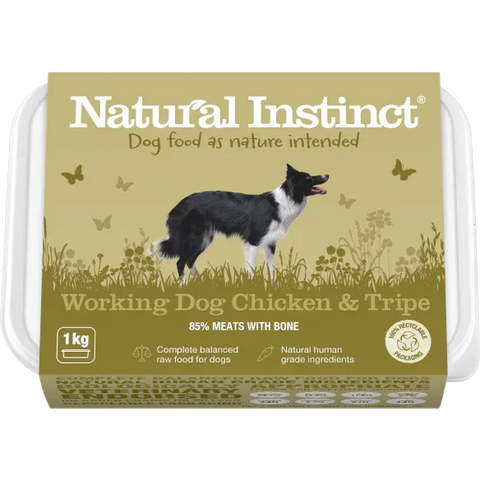 Natural Instinct Working Dog Chicken & Tripe 1kg