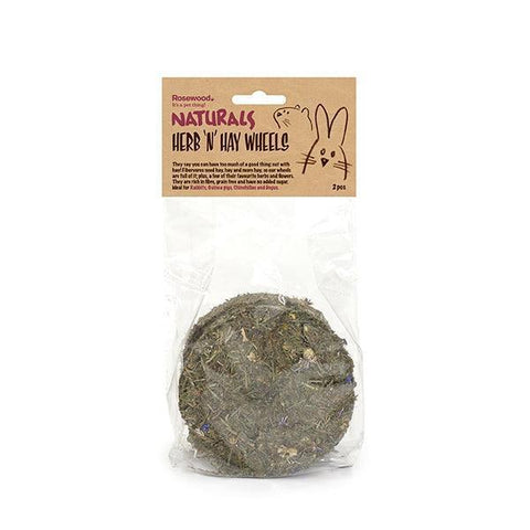 Naturals Herb 'n' Hay Wheel 2pc