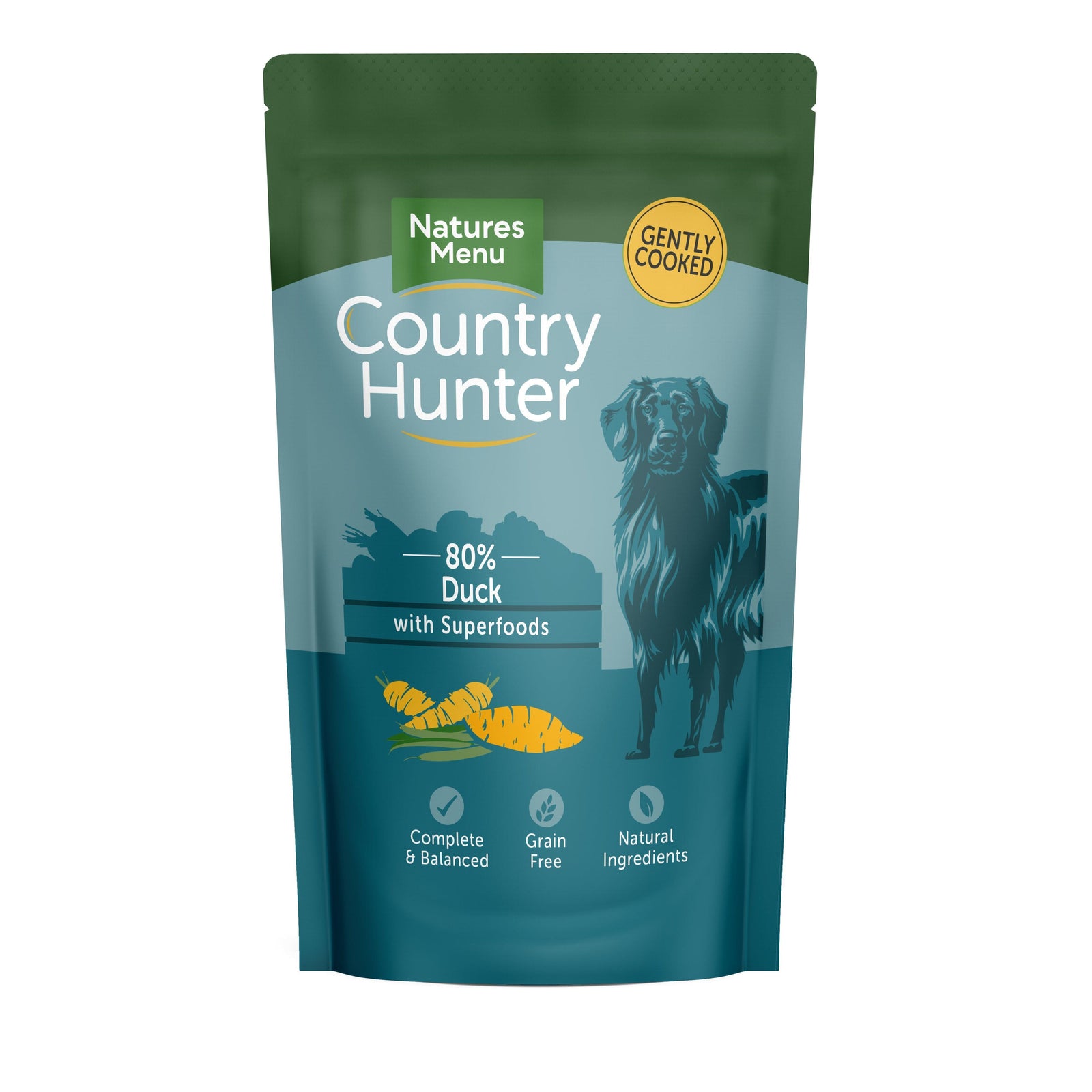 Natures Menu Ctry Hunter Dog Pch Duck 3x6x150g