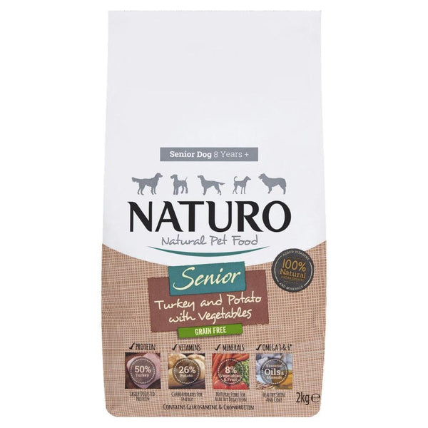 Naturo Senior Grain Free Turkey with Potato & Veg 8kg