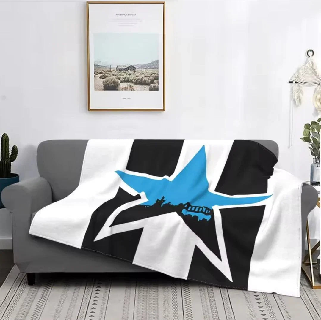 NUFC Newcastle Blue Star Pet Blanket 60x80 inch