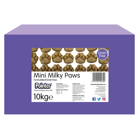 Pointer Milky Mini Paws 1kg