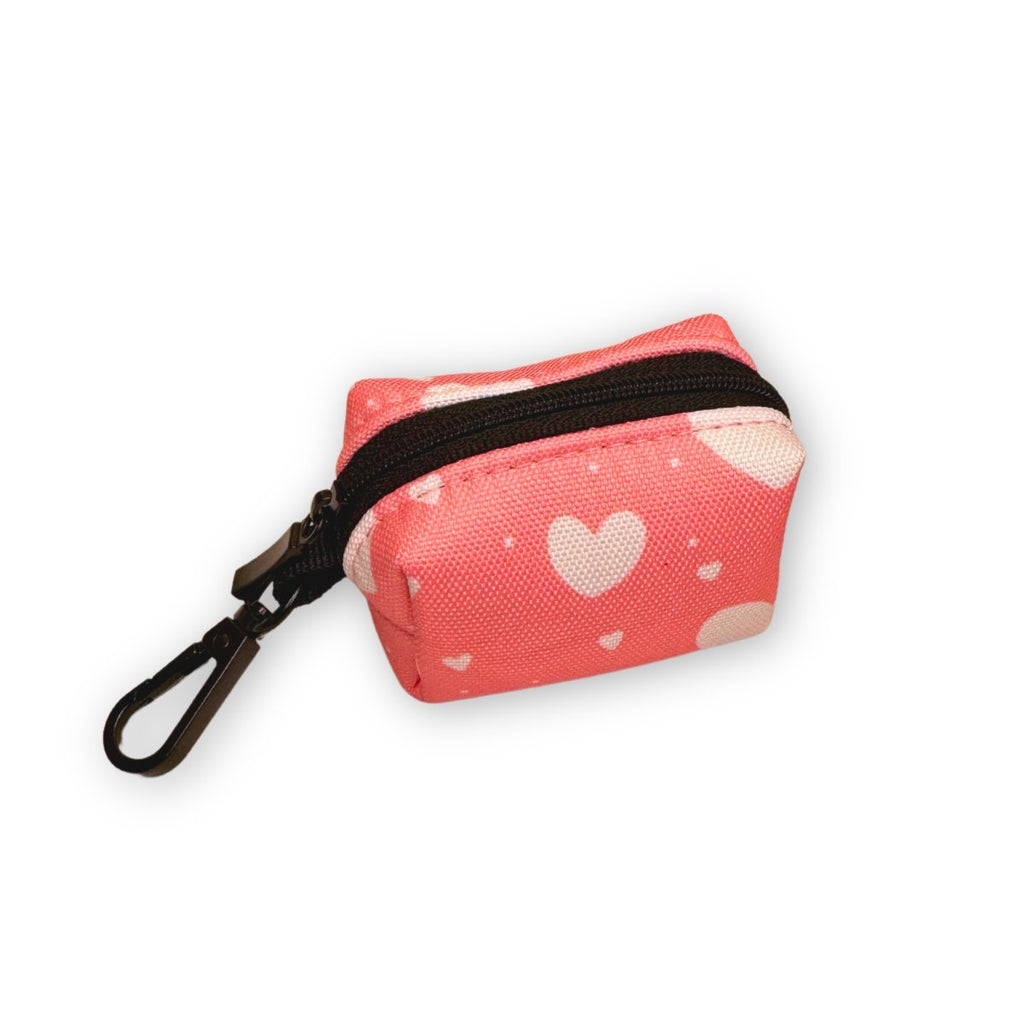 Poo Bag Holder - Peachy Hearts