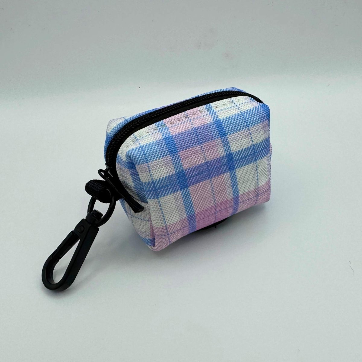 Poo Bag Holder - Pink Tartan