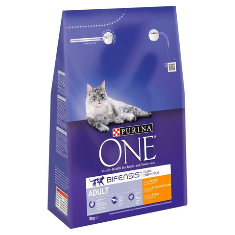Purina One Adult Cat Chicken and Wholegrains 3kg