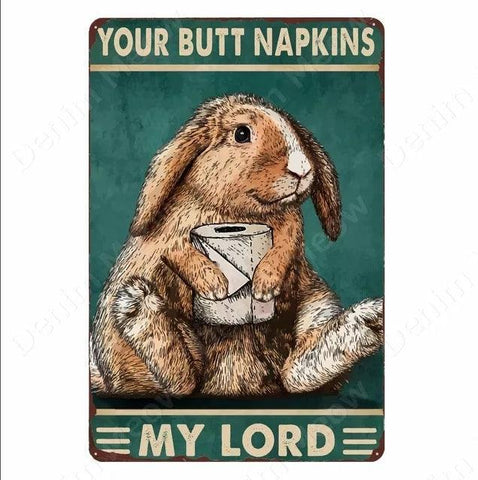 Retro Dirty Butt Napkins