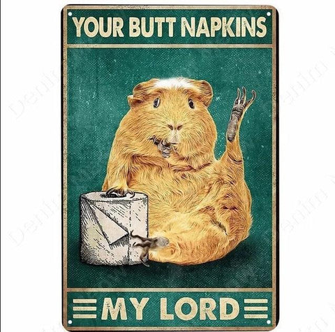 Retro Dirty Butt Napkins
