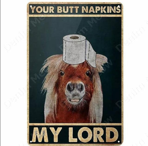 Retro Dirty Butt Napkins