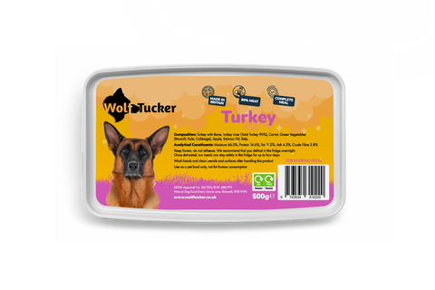 Wolf Tucker Working Dog Turkey Meal 500g