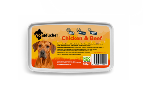 Wolf Tucker Working Dog Chicken & Beef Meal 1kg