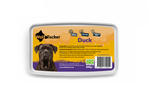 Wolf Tucker Working Dog Duck Meal 500g