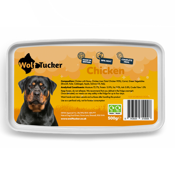 Wolf Tucker Working Dog Chicken Meal 500g