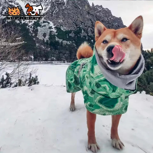 Dog Shack Winter Sherpa Dog Coat.